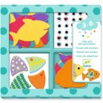 Crear con pegatinas Me gustan los peces