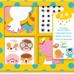 Crear con pegatinas Me gustan los animales