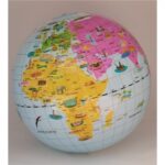 Globo terráqueo hinchable maravillas del mundo 42cm