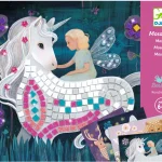 Collage cuadro de mosaicos El mundo encantado