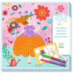 Dibujos para colorear Los hermosos vestidos de Marie