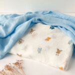 Set de 2 muselinas de bambú Animalitos bosque