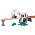 Circuito de madera aventura ferroviaria dinosaurios Hape - Imagen 2