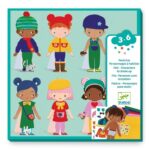 Collage Vestidos de suavidad Djeco