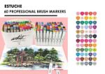 Rotuladores Canvas Luxe Professional Brush Marker 60 colores