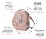 Bolsa Merienda Térmica 3D Funny Letters Personalizable Tutete - Imagen 2