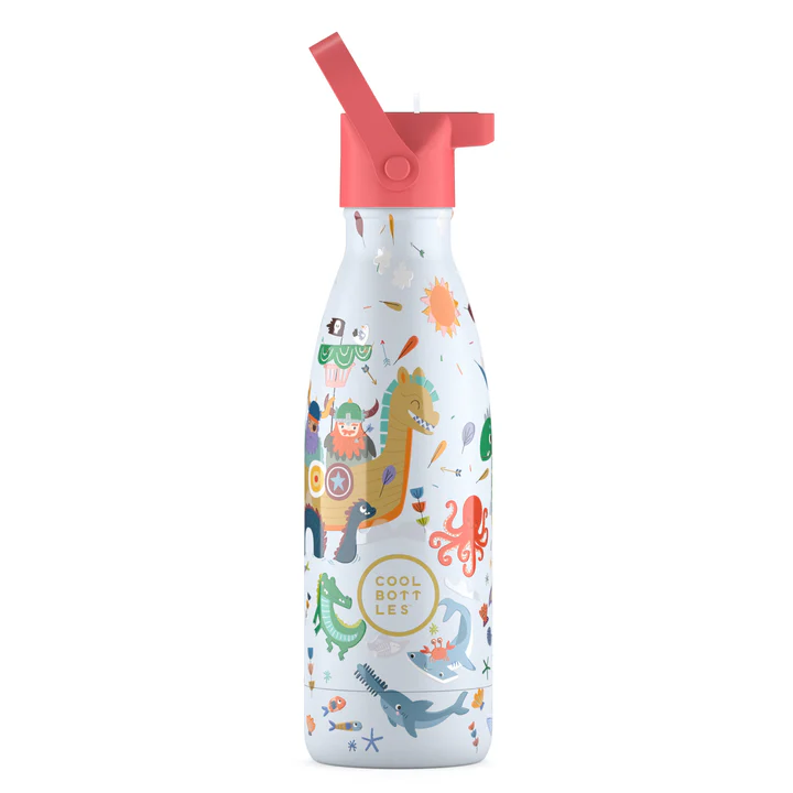 cp1 Botella niños Brave Vikings 350ml Cool Bottles - Imagen 1
