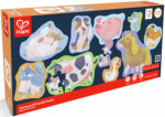 Puzzles amigos de la granja Hape