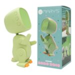 Reloj Despertador Infantil Robo Dino Verde Mary's