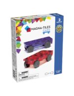 2 Bases de Vehículos Violeta-Rojo Magna tiles