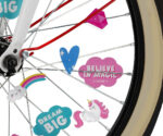 30 Decoraciones para Radios de Bicicleta Unicornio Legami - Imagen 3