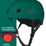Casco Verde Vegan Talla M +6AÑOS 52 a 56 cm