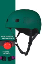 Casco Verde Vegan Talla M +6AÑOS 52 a 56 cm