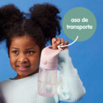 Botella Junior con pajita 380ml Blush Crush B.Box - Imagen 3