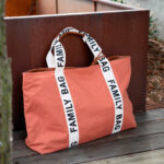 Bolso Childhome Family Bag Signature terracota - Imagen 3