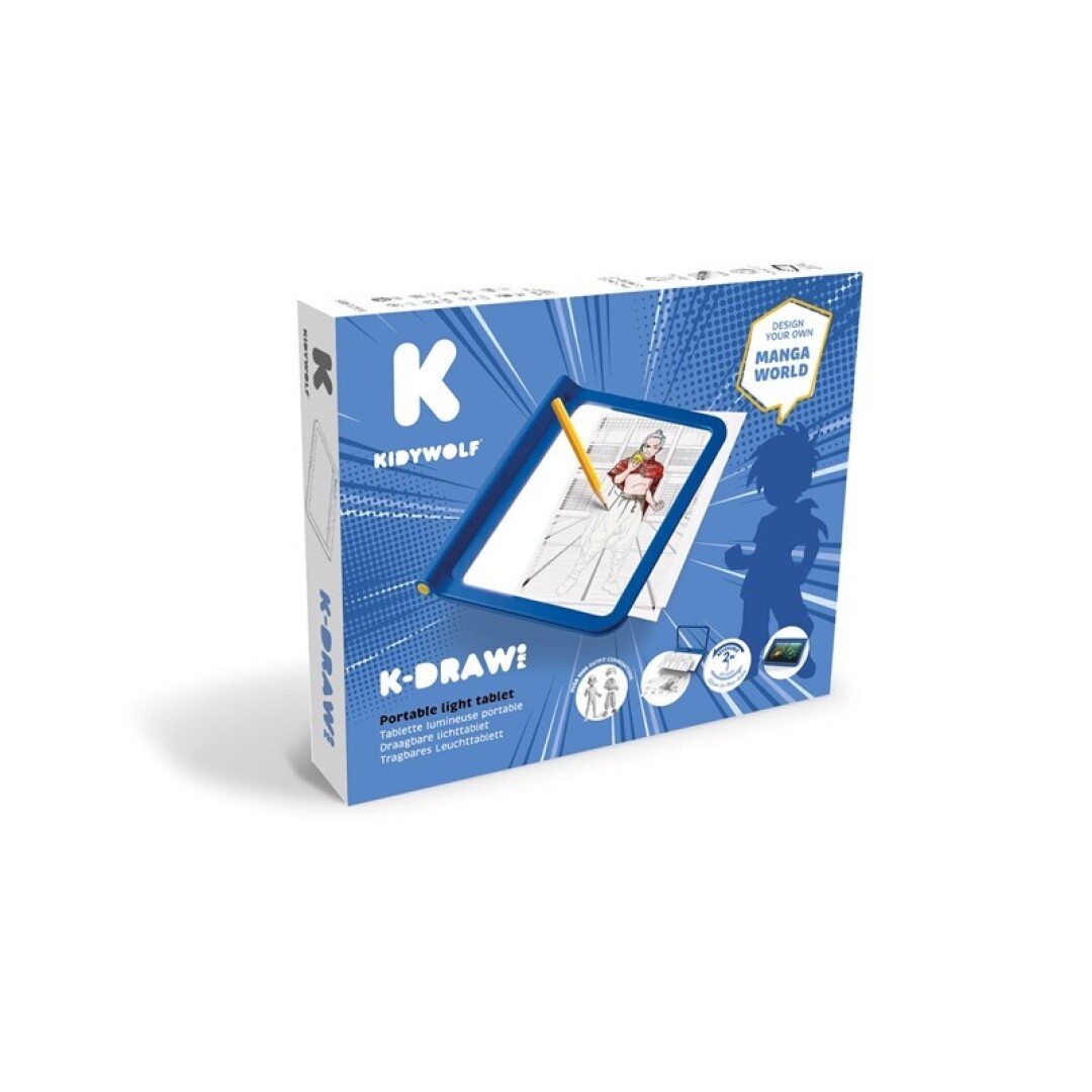 kb1-7 Kidydraw Pro Azul Kidywolf - Imagen 1