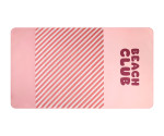Toalla Playa Microfibra Stripes Bloom & Blush Personalizable Monnëka