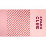 Toalla Playa Microfibra Stripes Bloom & Blush Personalizable Monnëka