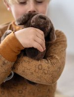 Perro con bolsa de transporte y set de cuidados - Imagen 2