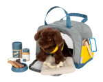 Perro con bolsa de transporte y set de cuidados - Imagen 5