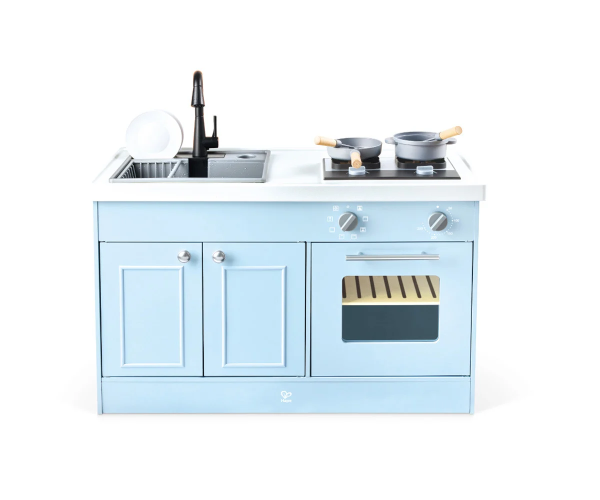 a1 Cocinita Deluxe con fregadero con agua corriente de Hape - Imagen 1