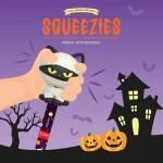 Lápiz Antiestrés de Halloween Mummy Cat «Nine Lives Later» - Squeezies Legami - Imagen 2